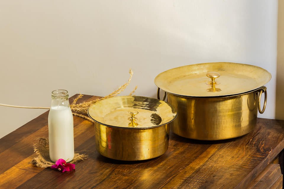 Buy Brass Vessel for Cooking  Unique Brass Cooking Kitchen