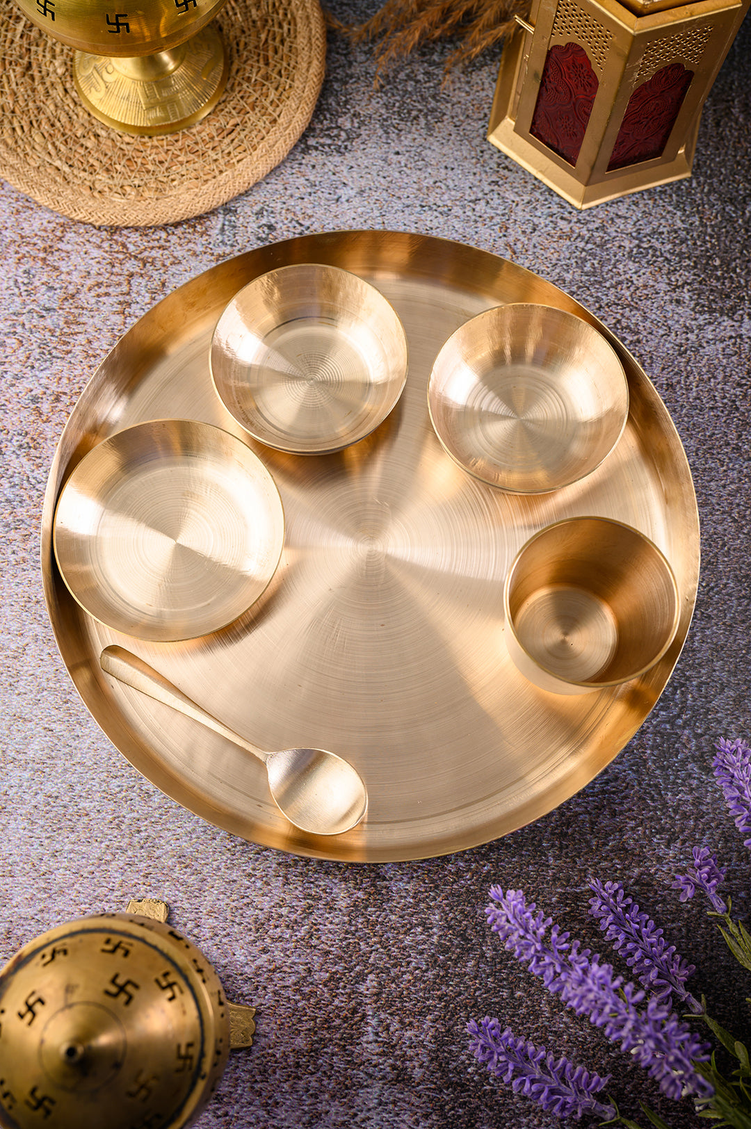 Kansa Thali Set 6Pc