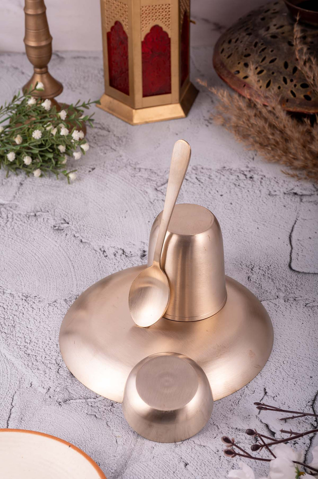 Kansa Baby Dinner Set | Matte Finish