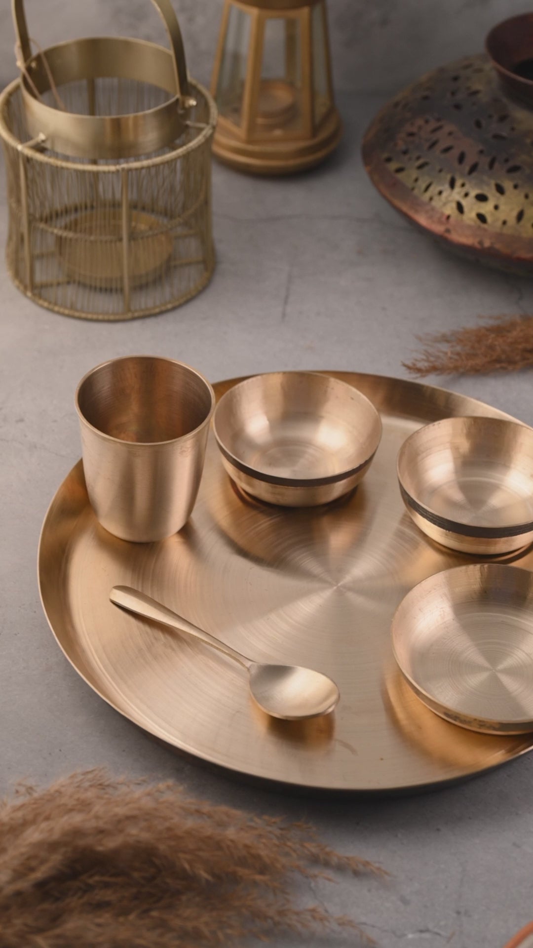 Kansa Dinner Set (Dish Set) 6 Piece