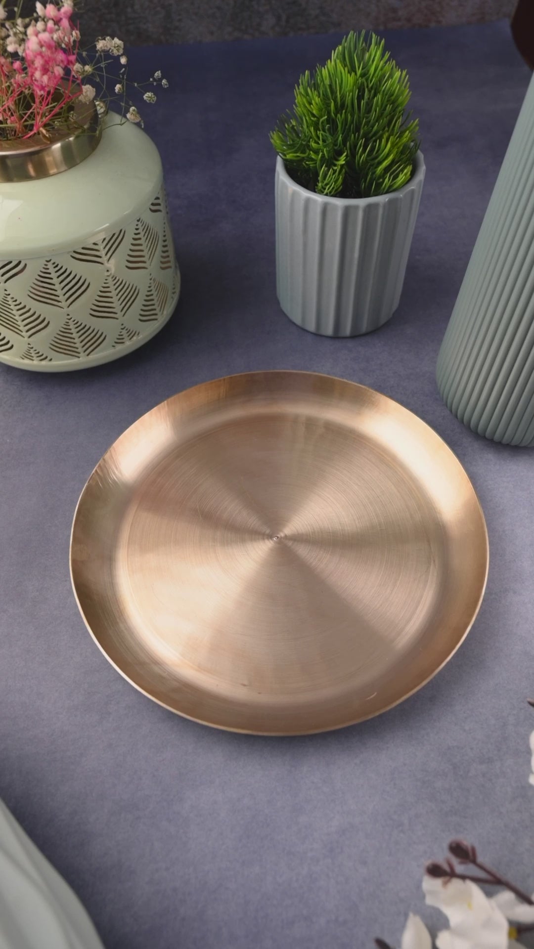 Kansa Sweet Dish / Dessert Plate  (SET OF 2)
