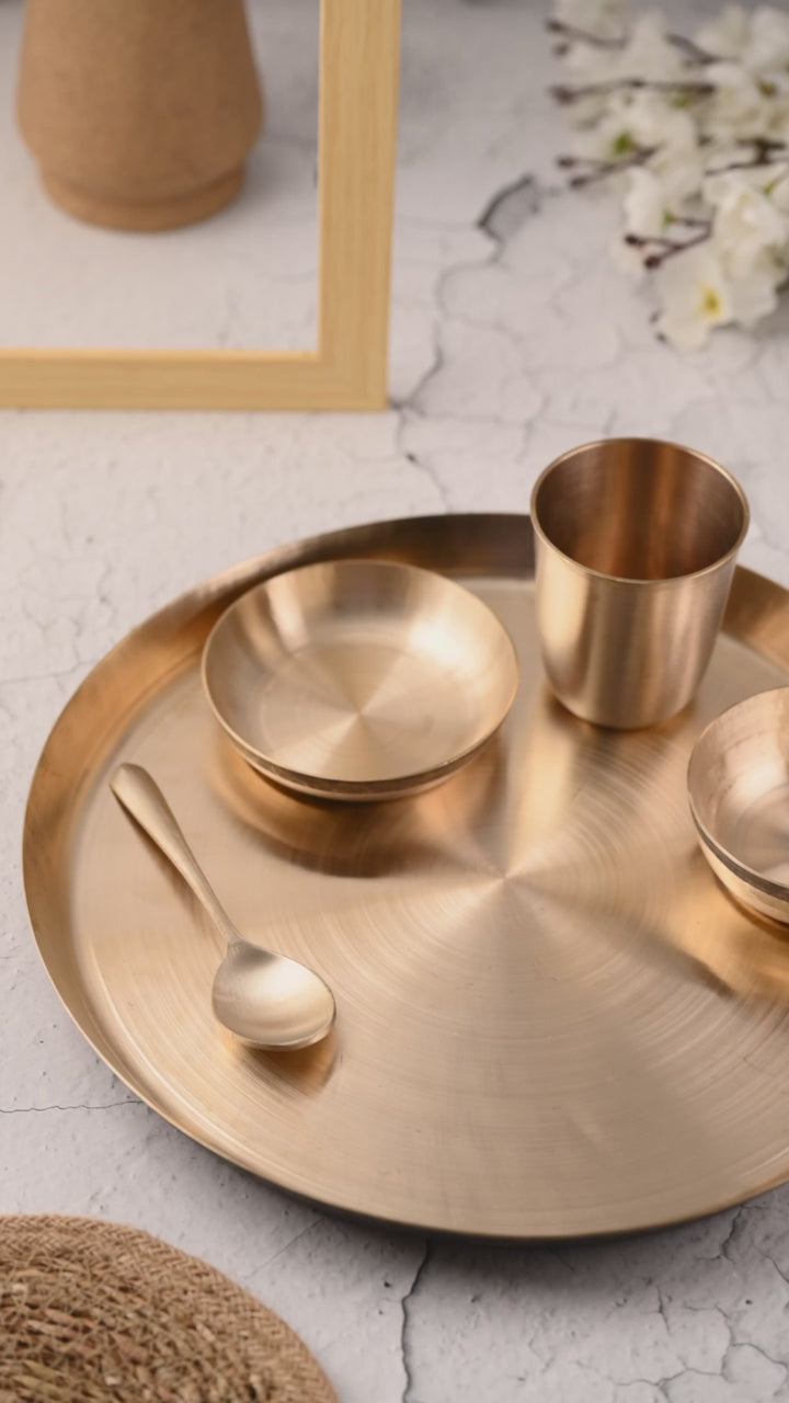 Kansa Dinner Set (Dish Set) 5 Piece