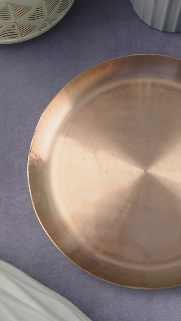 Kansa Nasta Dish – 8 Inch