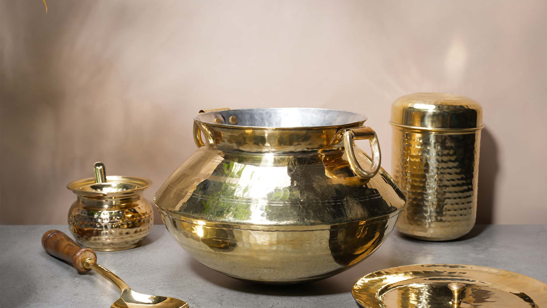 Cleaning and caring for brass utensils — a Kansawala guide