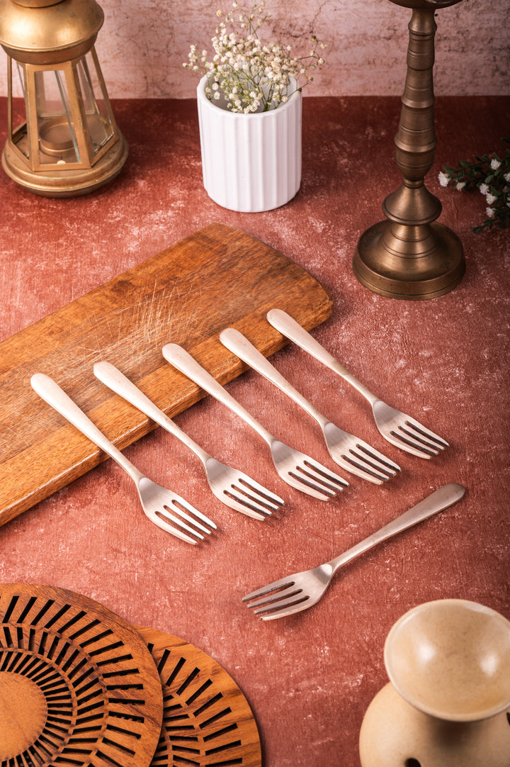 Bronze Fork Set / Cutlery Set – 6 Pc