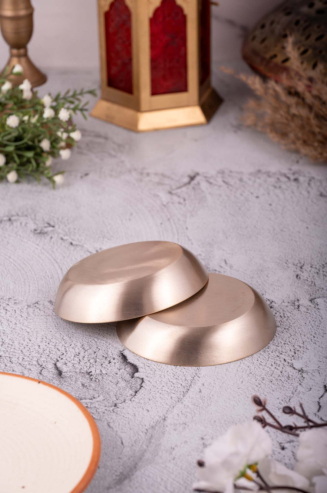 Kansa Sweet Dish (SET OF 2)  | Matte Finish