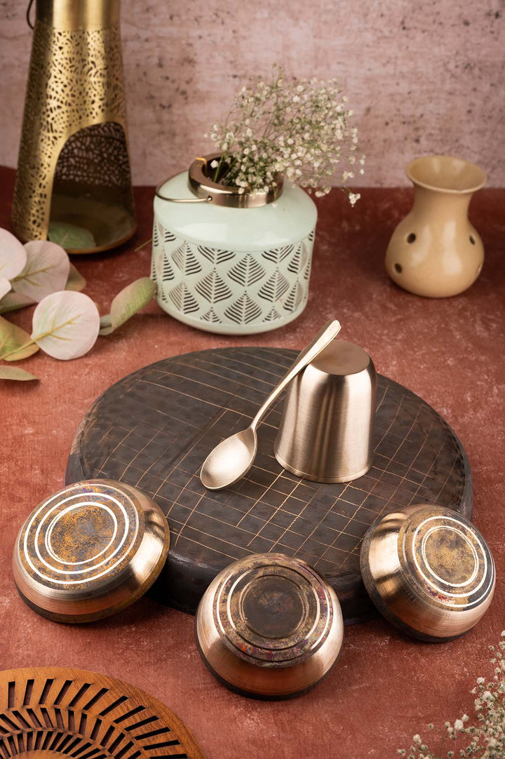Kansa Thali Set 6Pc – A Perfect Choice for Indian Meal