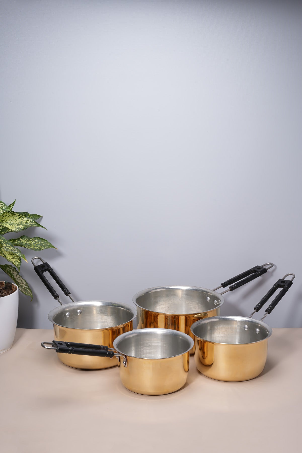 Brass Saucepan / Tea Pan / Milk Pan Sets