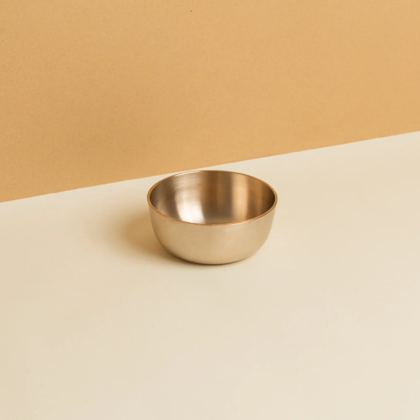 Kansa Maharaja Thali Set, royal matte bronze setting by Kansawala