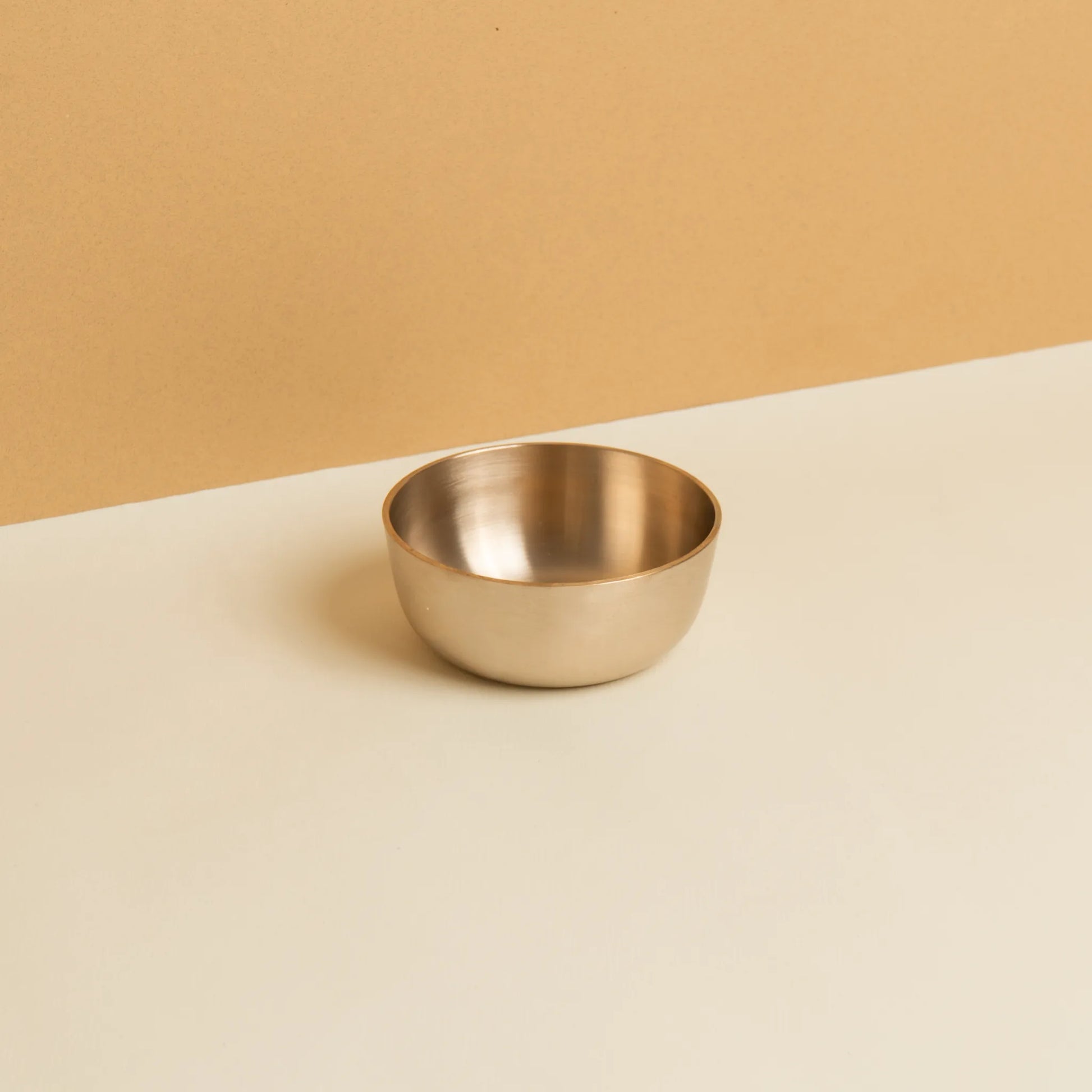Kansa Maharaja Thali Set, royal matte bronze setting by Kansawala