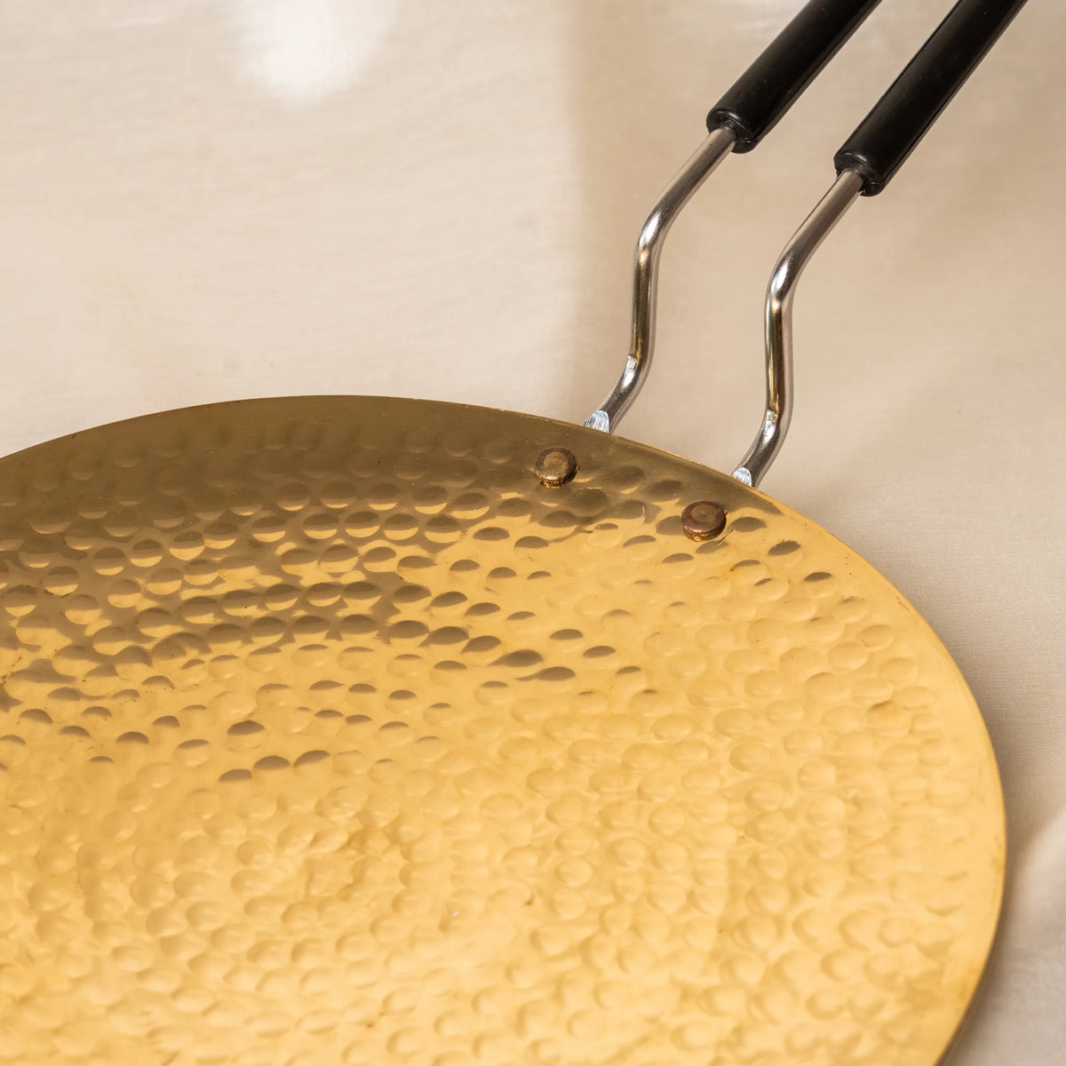 Kansawala brass ghee dani with lid spoon, view 8