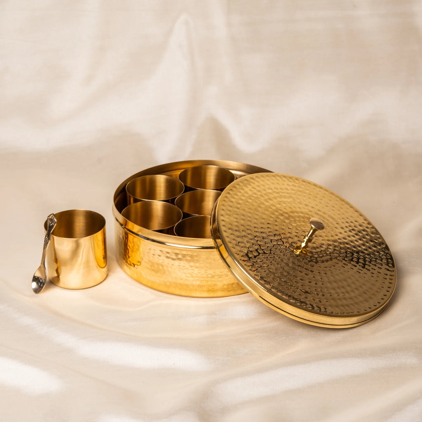 Kansawala brass masala daani housewarming gift