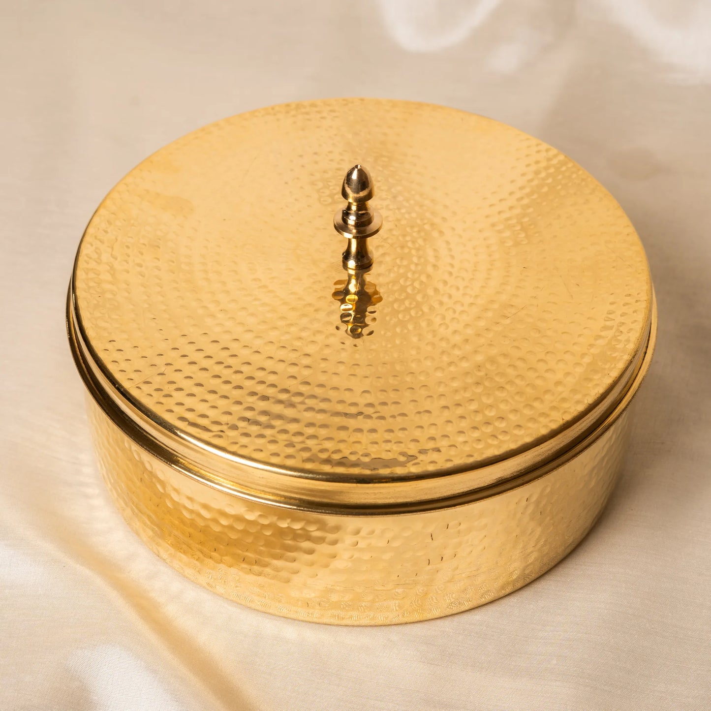 Kansawala brass roti storage box