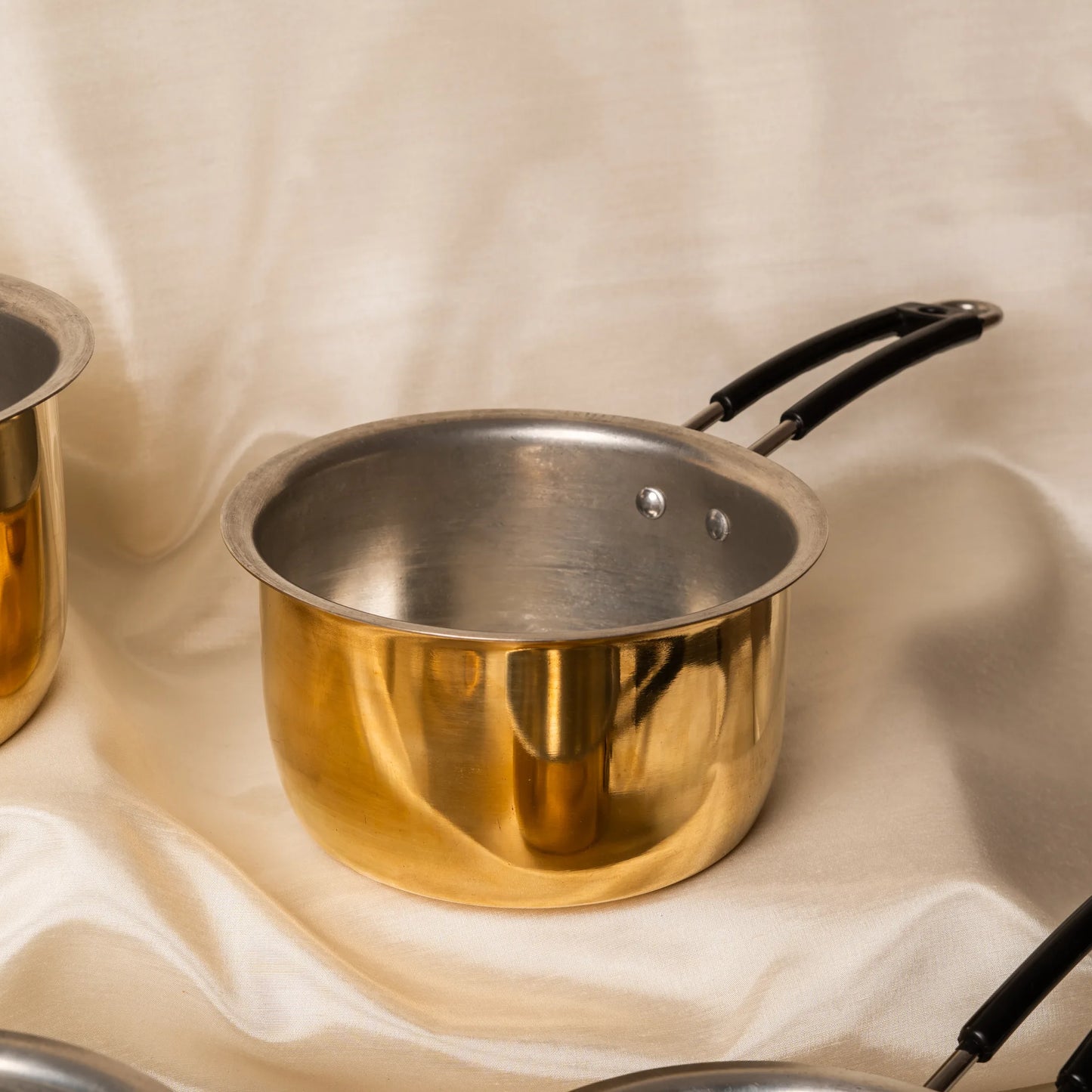 Kansawala brass saucepan housewarming gift