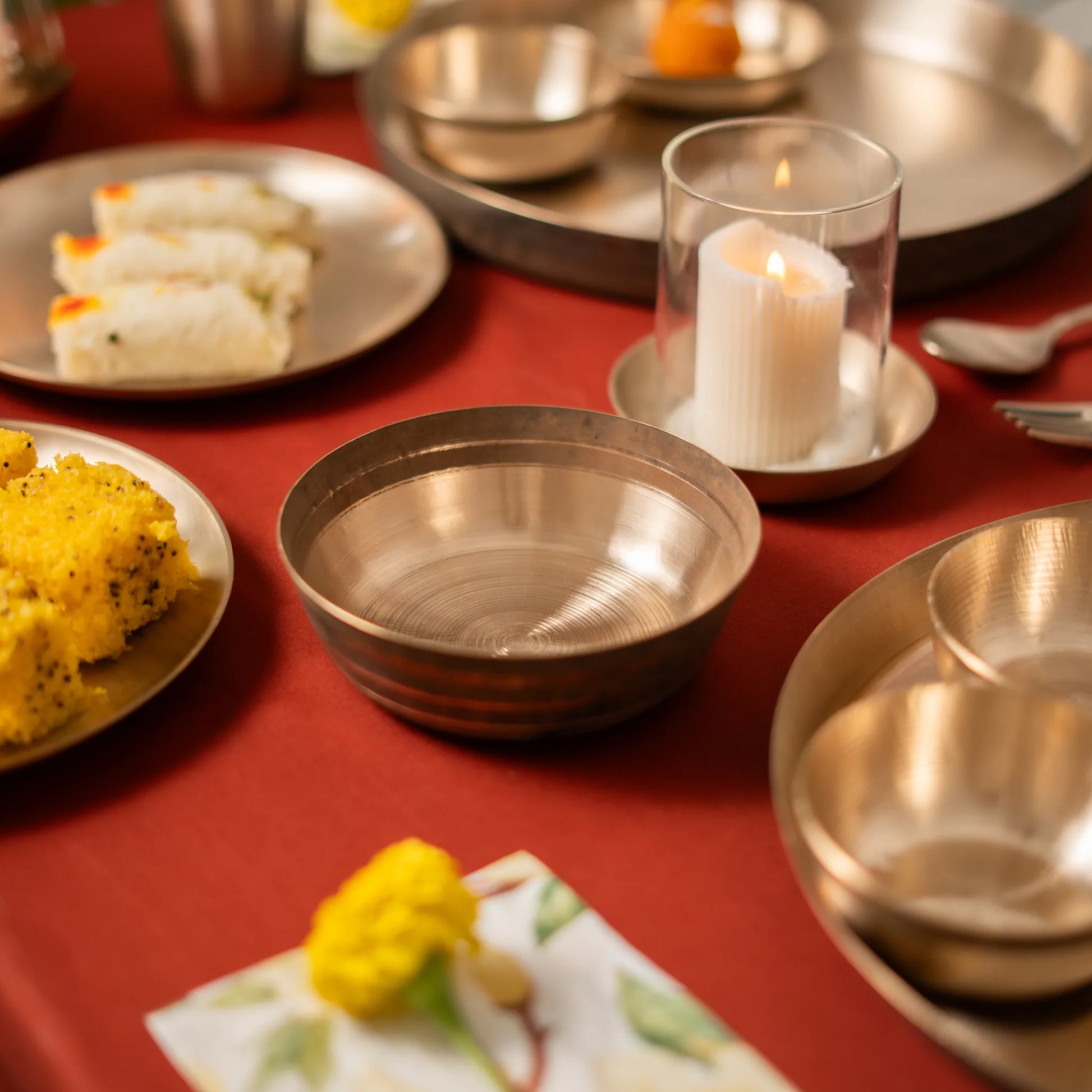 Kansawala bronze katori ayurvedic dining handmade 2, hand-beaten kansa