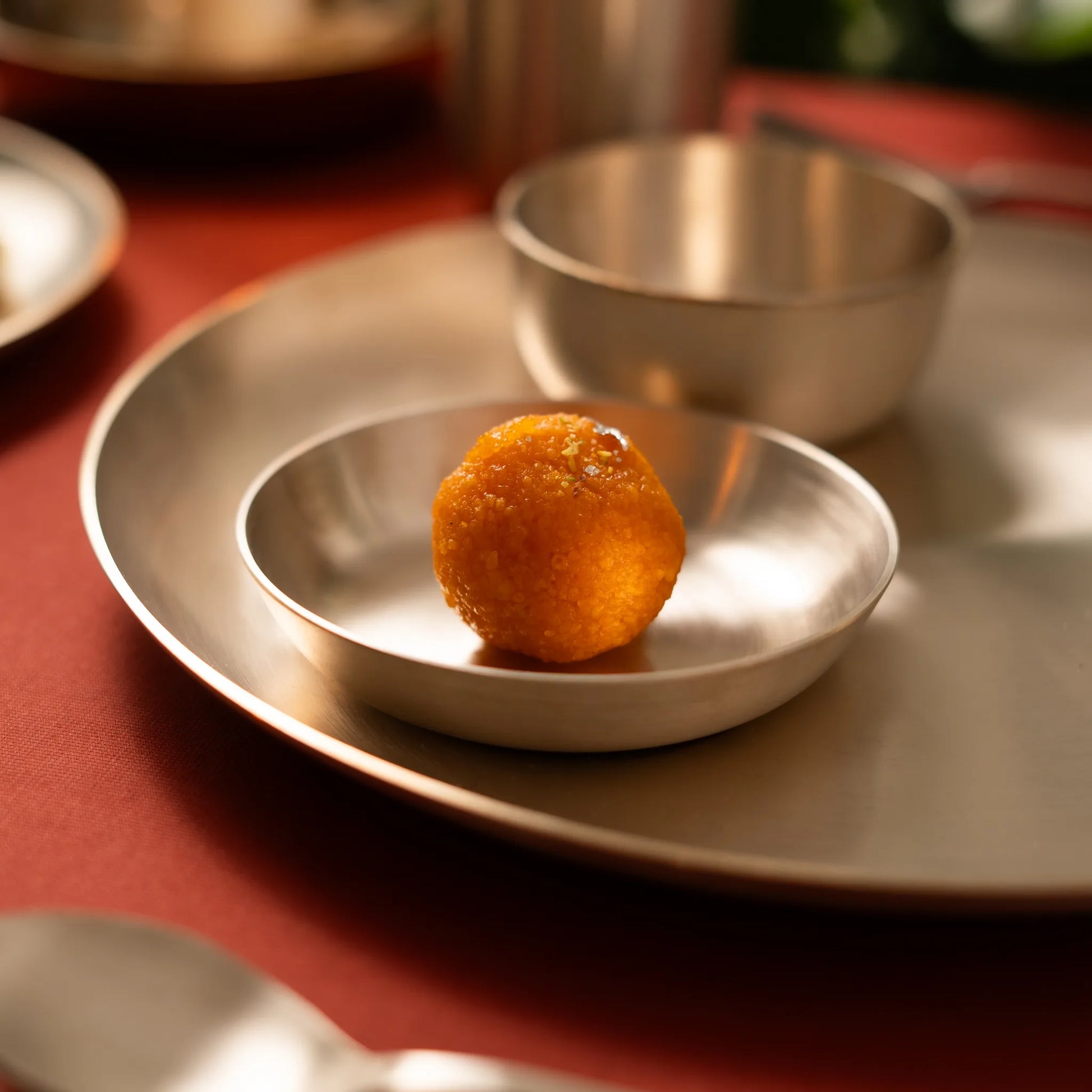 Kansawala bronze sweet bowl serving, matte finish