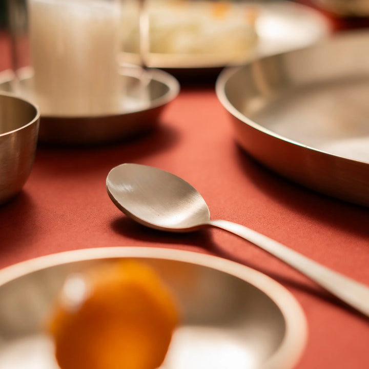 Kansawala bronze table spoons ayurvedic, matte finish