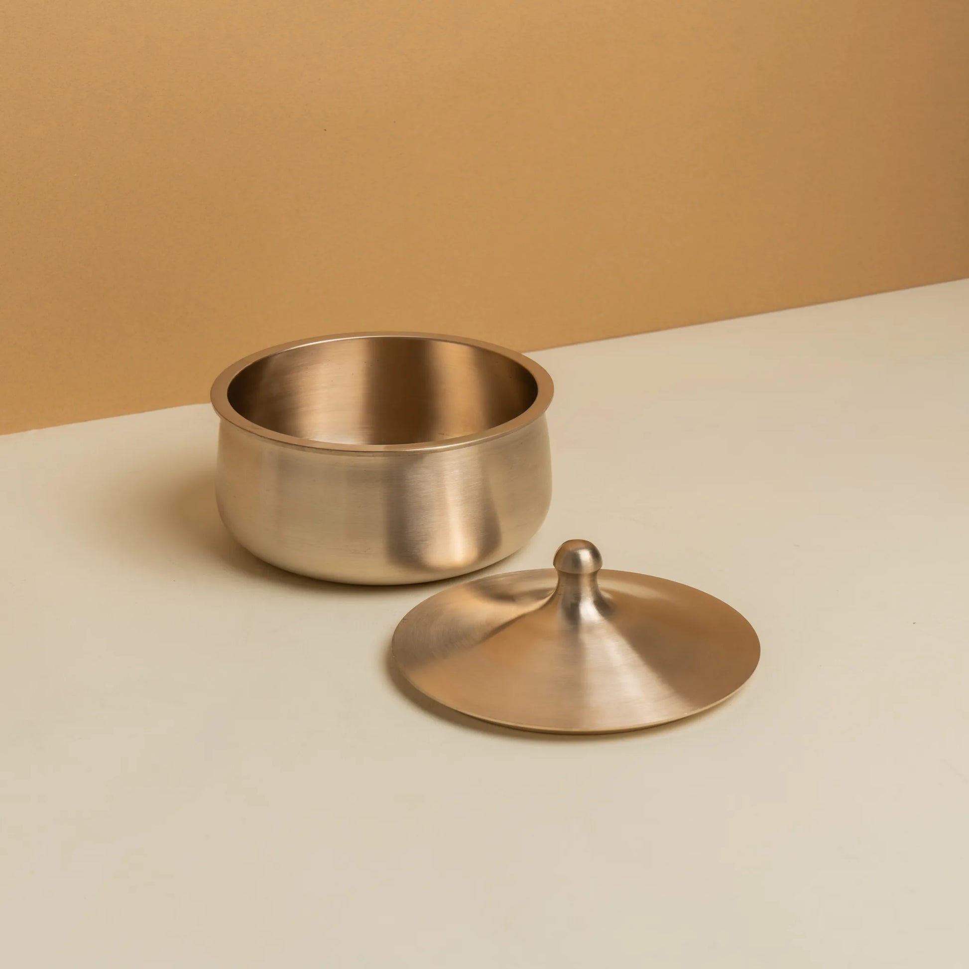 Kansa Serving Bowl bronze donga in matte finish by Kansawala
