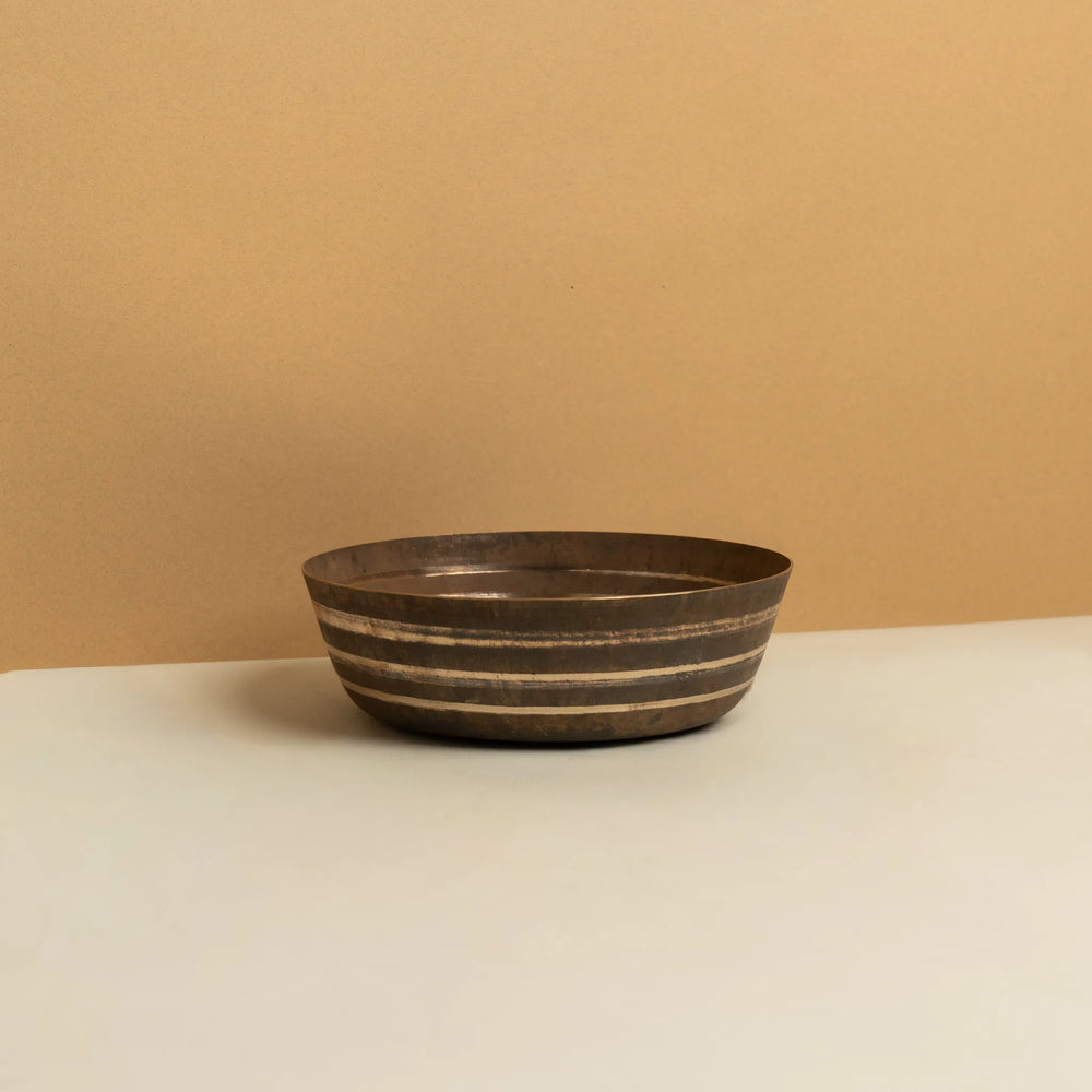 Kansawala kansa katori large bowl wedding gift, hand-beaten kansa bronze