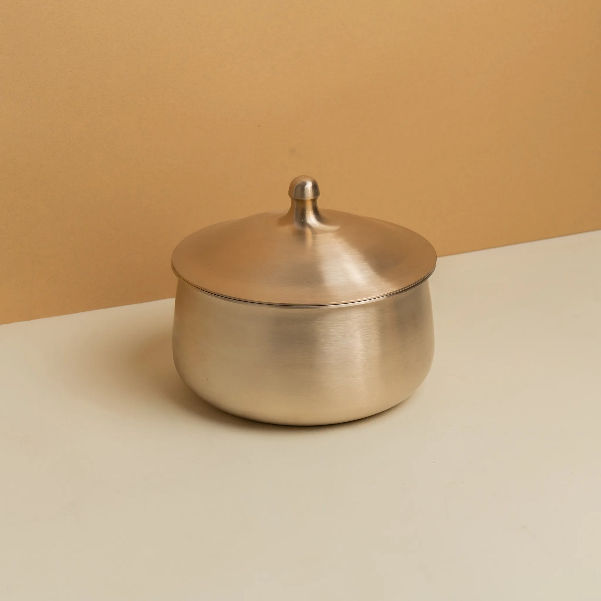 Kansa Serving Bowl in matte bronze by Kansawala