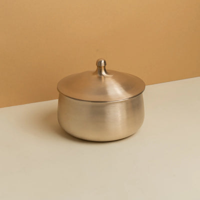 Kansawala kansa serving bowl 3 piece for family daily use, matte finish