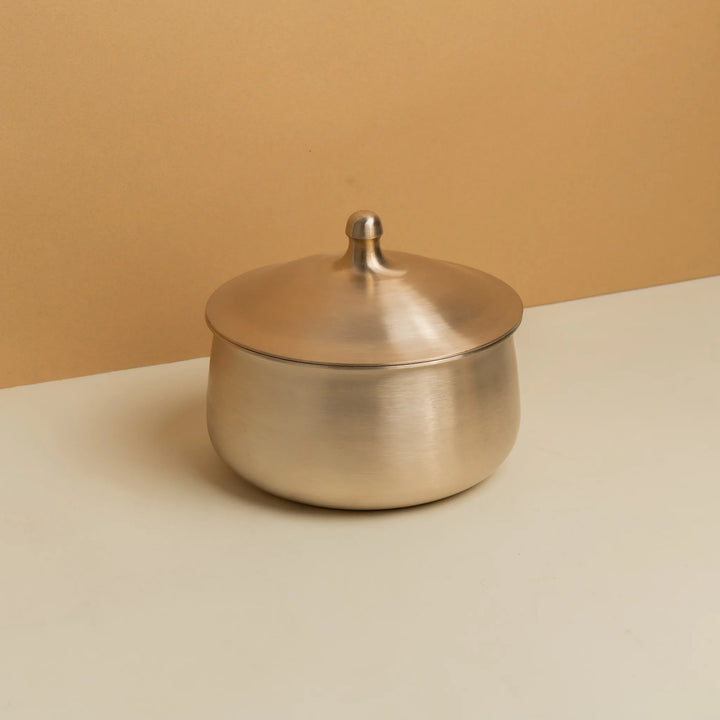 Kansawala kansa serving bowl 3 piece for family daily use, matte finish
