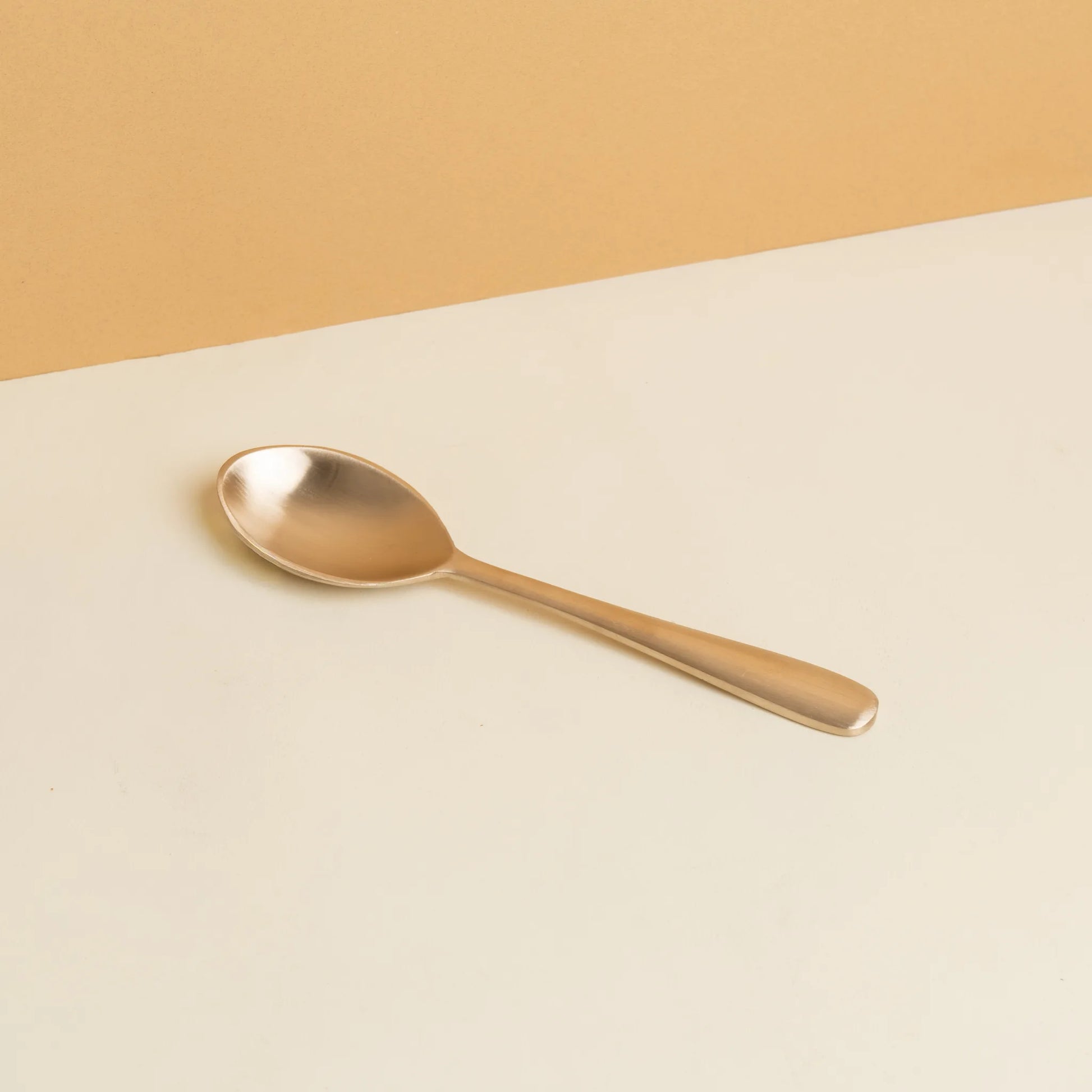 Kansawala kansa serving tablespoon 2 piece for family daily use, matte finish bronze