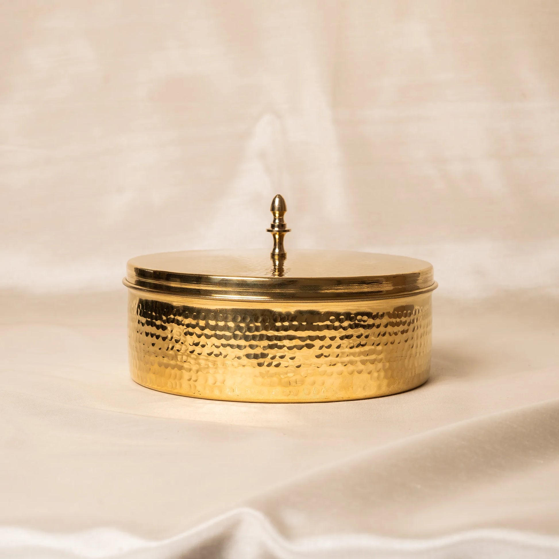 Kansawala brass chapati box