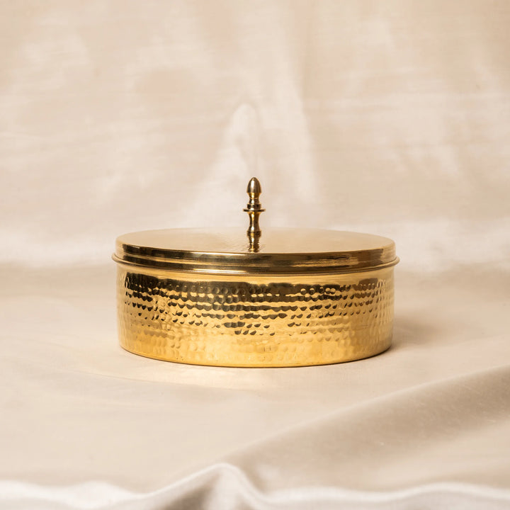 Kansawala brass chapati box