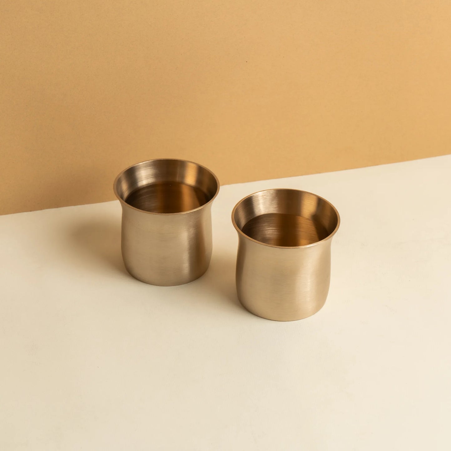 Kansawala kansa glass bunglow 2 piece, matte finish