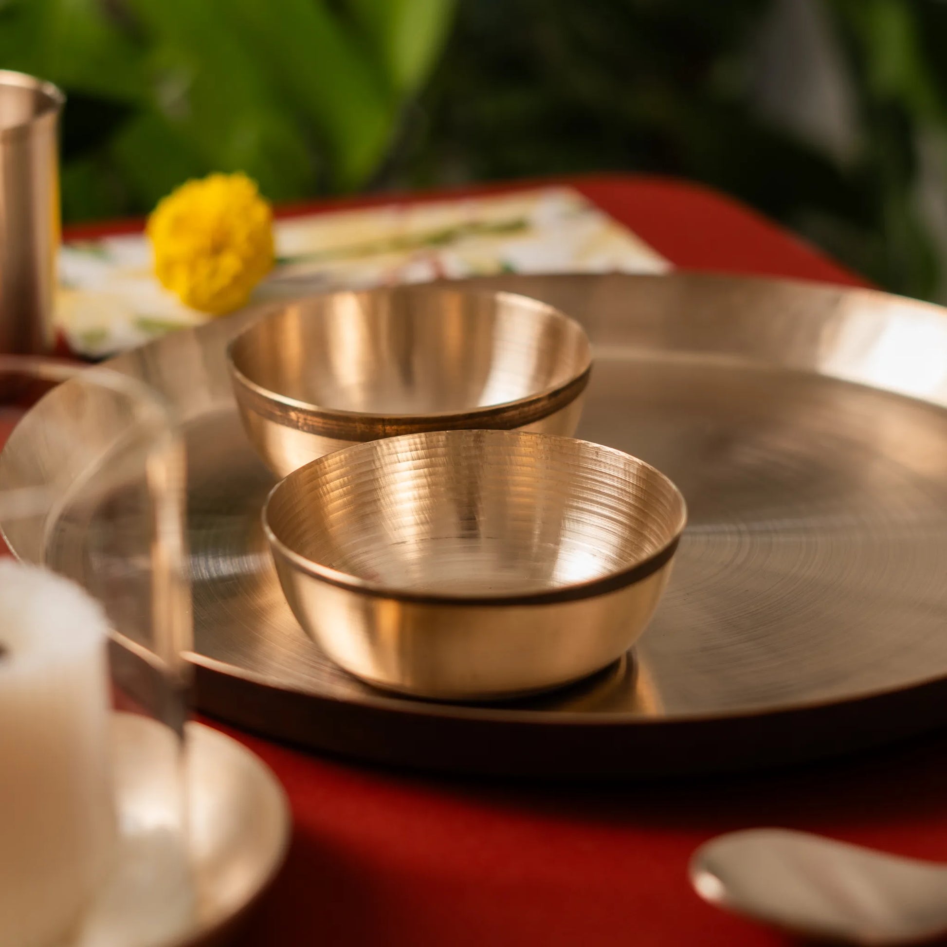 Kansawala kansya katori set hand beaten