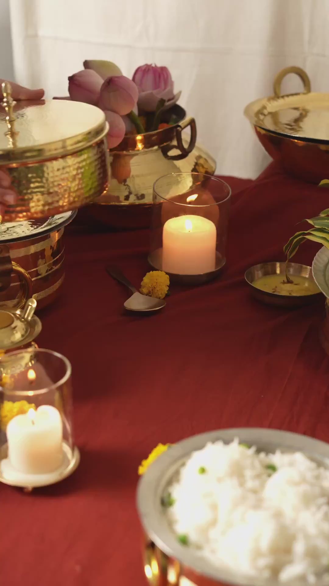 Kansawala brass chapati box product video