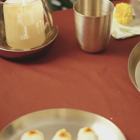 Kansawala kansa katori large bowl hand-beaten product video