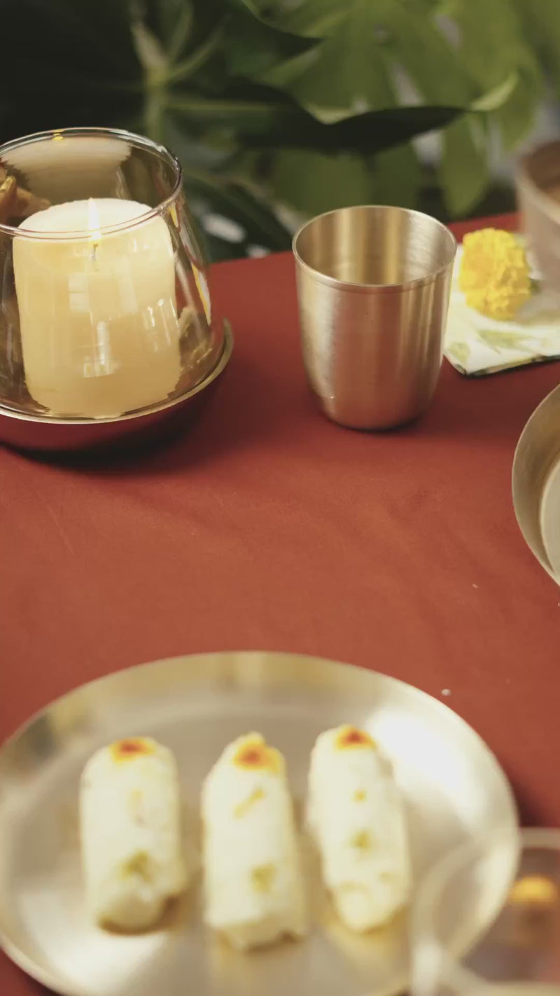 Kansawala kansa katori large bowl hand-beaten product video