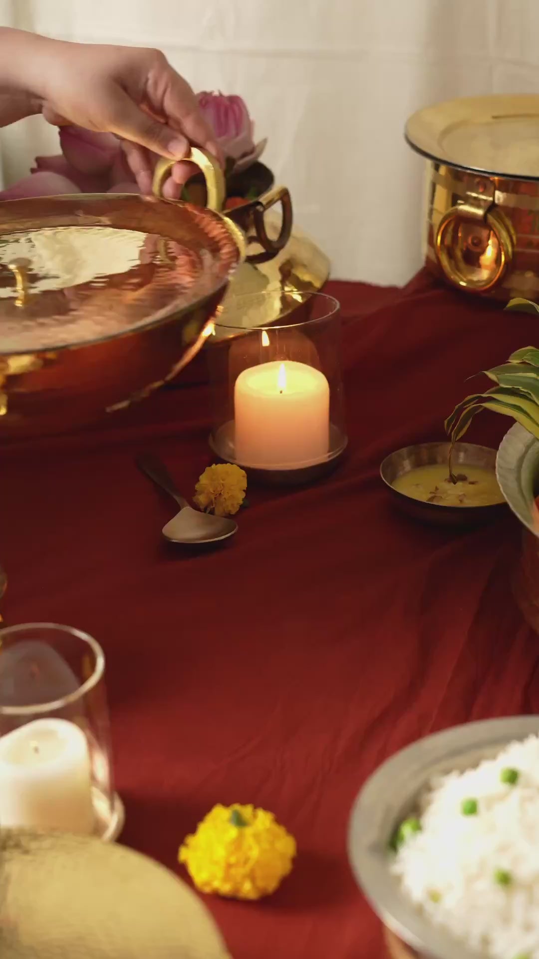 Kansawala brass kadai round bottom product video