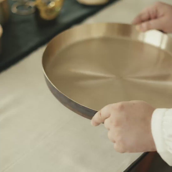 Kansawala kansa thali set 56 piece hand-beaten product video