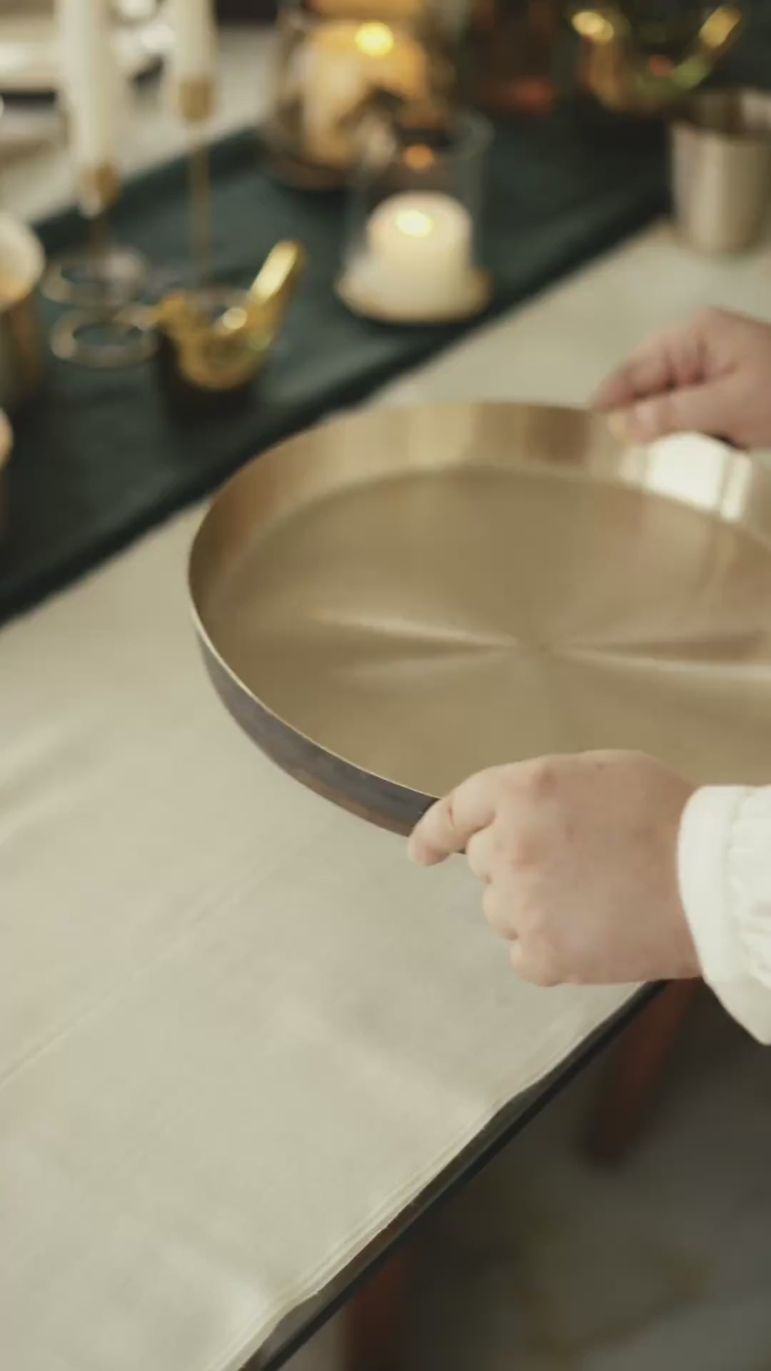Kansawala kansa thali set 56 piece hand-beaten product video