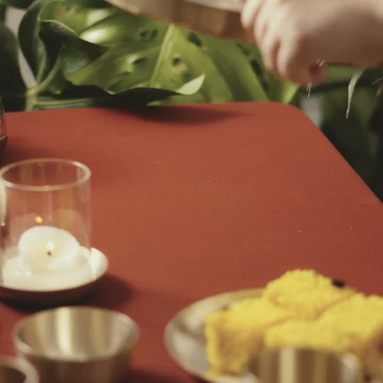 Kansawala kansa thali set 6 piece matte product video
