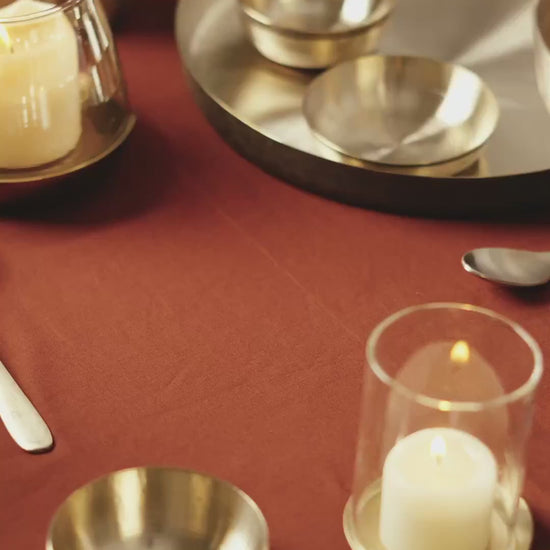 Kansawala kansa flat bowl matte product video
