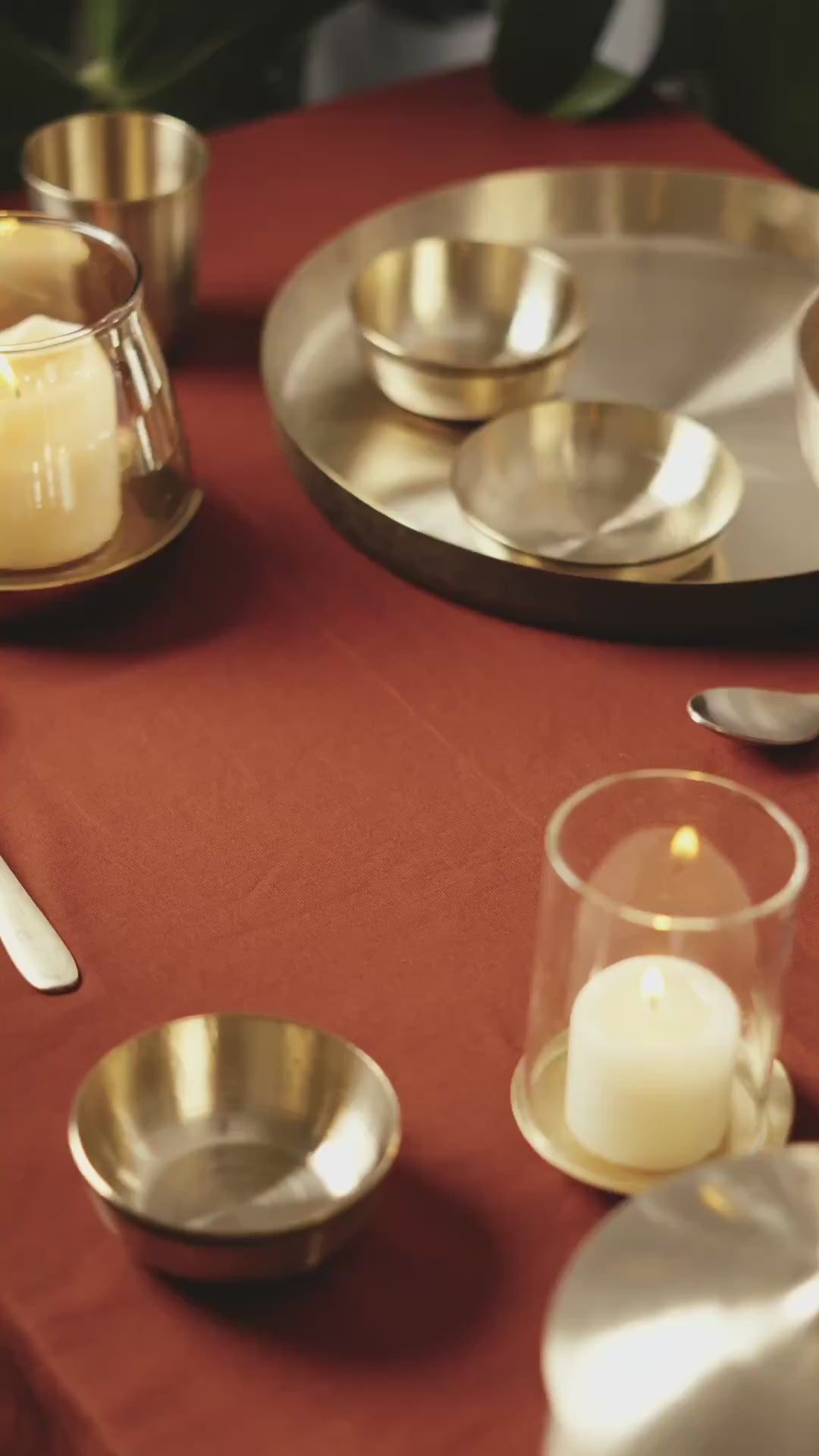 Kansawala kansa flat bowl matte product video