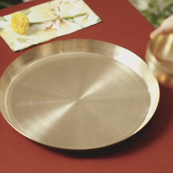 Kansawala kansa katori medium 2 piece hand-beaten product video