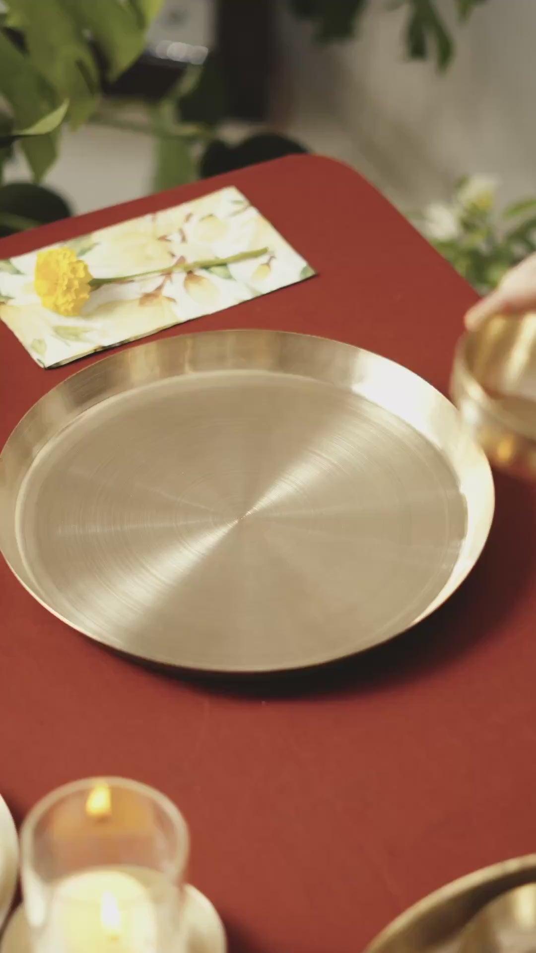 Kansawala kansa katori medium 2 piece hand-beaten product video