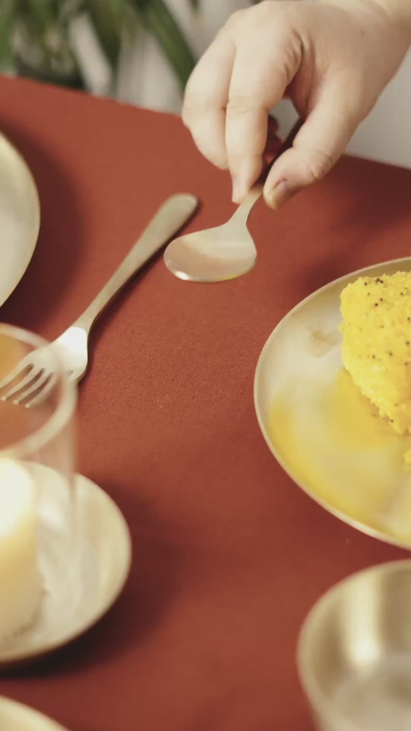 Kansawala kansa spoon set 6 piece matte product video