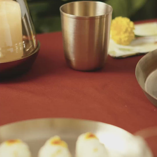 Kansawala kansa tasla kathiyawadi bowl hand-beaten product video