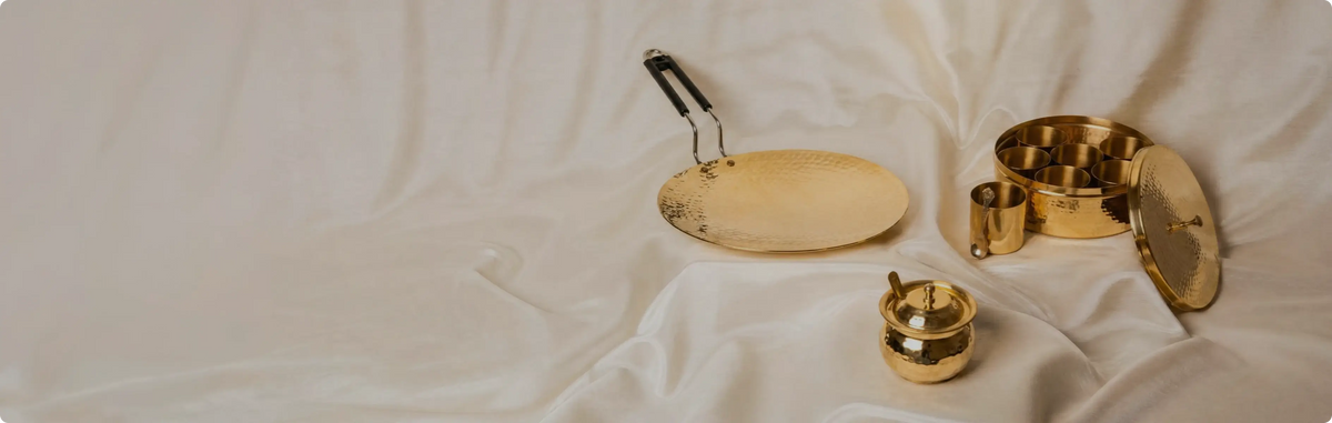Pure Brass.  Lined To Cook,Bare To Store.