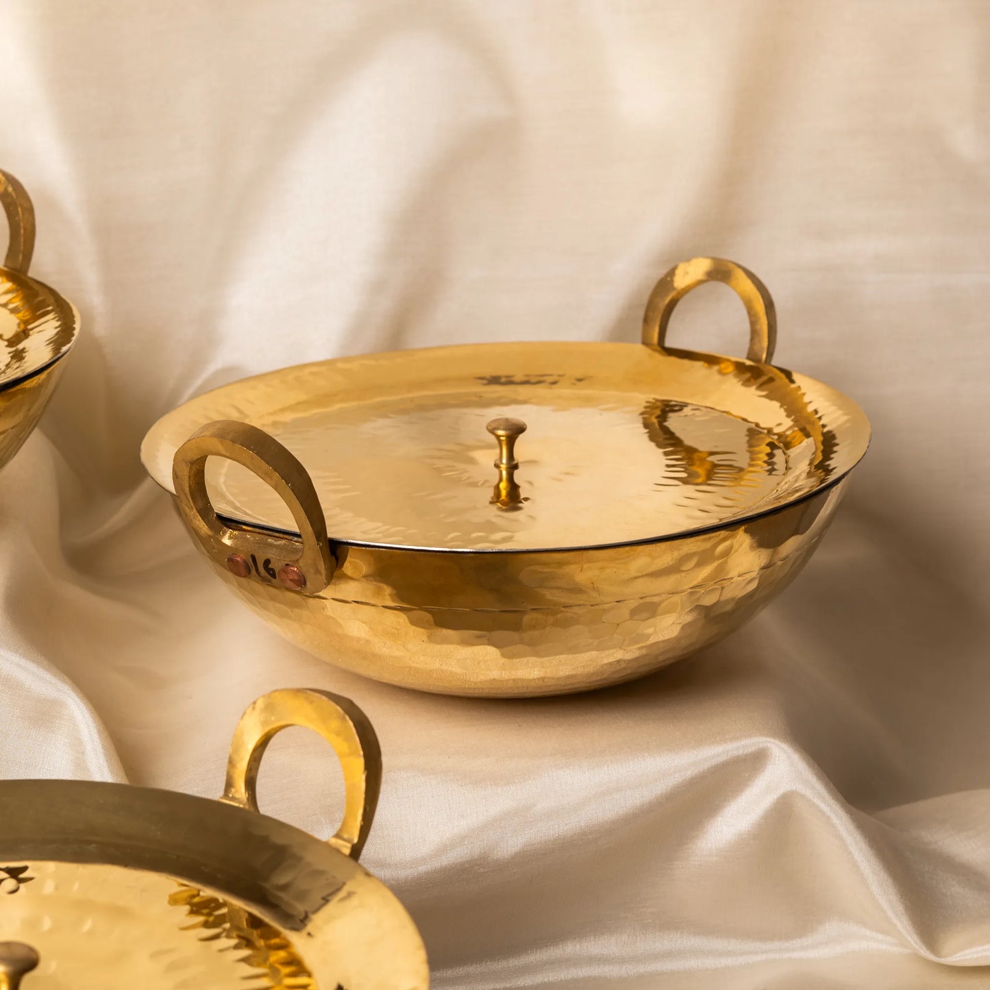 Kansawala traditional brass kadai deep frying