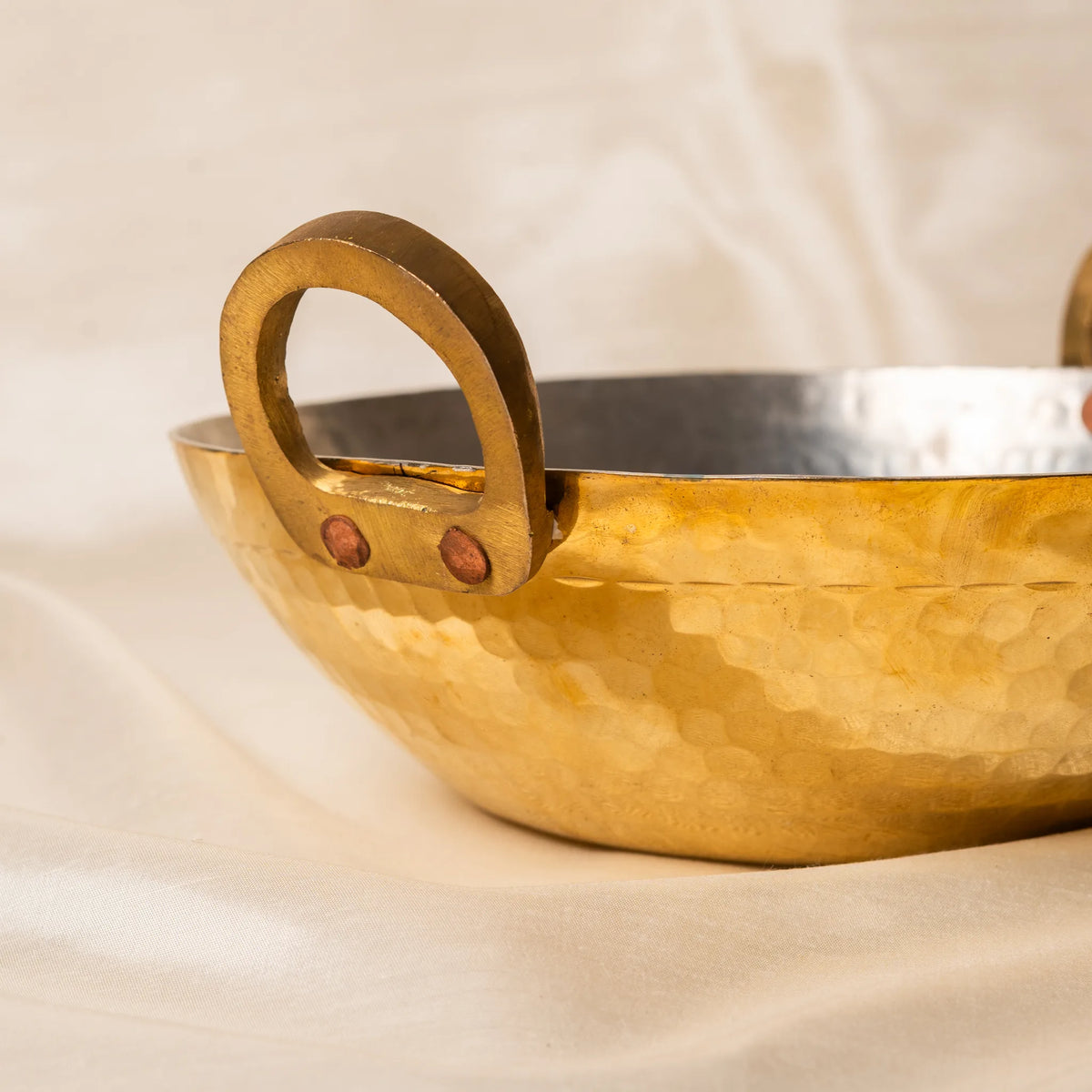 Kansawala traditional brass kadhai deep frying brass